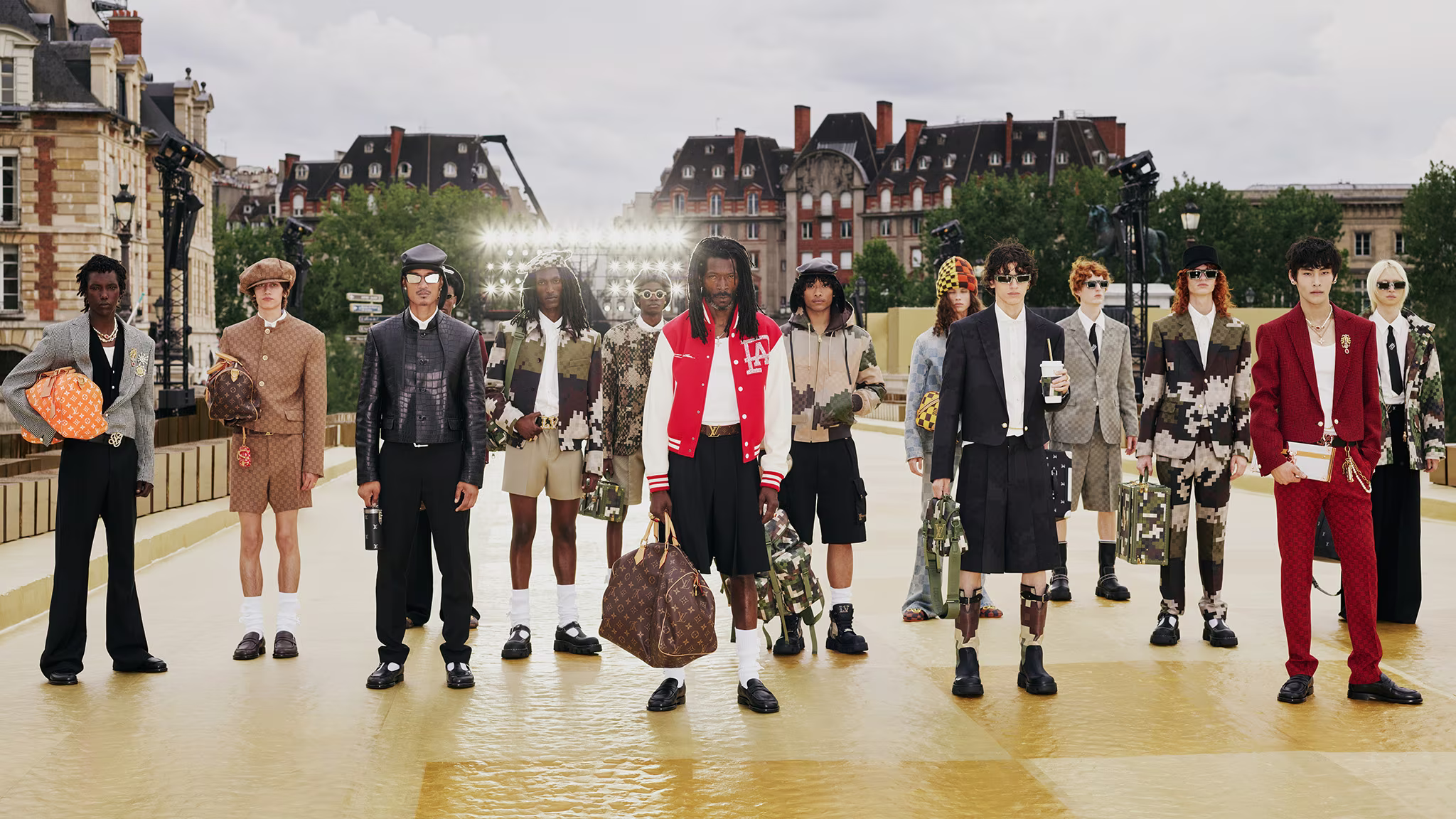 Pharrell Williams revitalizes Louis Vuitton classics in debut